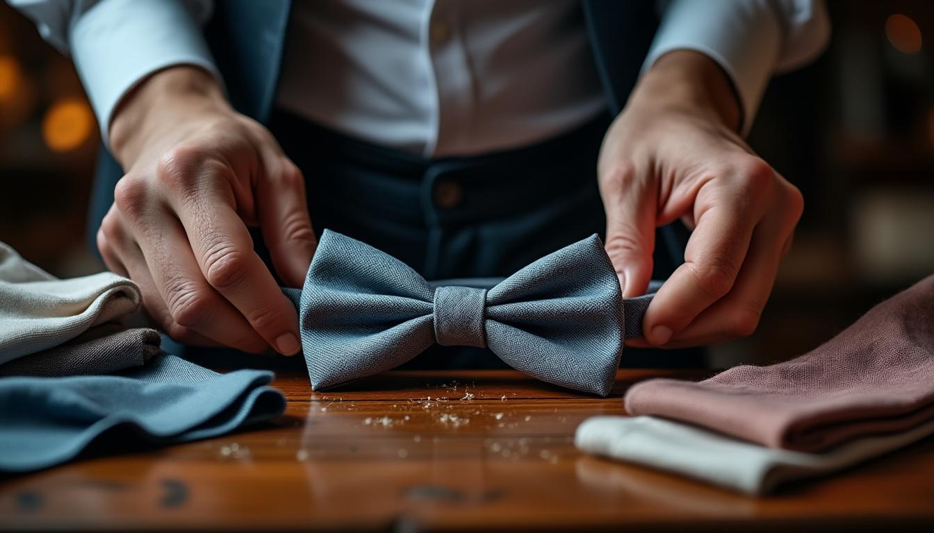 découvrez les différents types de tissus pour choisir le nœud papillon parfait. apprenez également comment porter un nœud papillon ouvert avec style et élégance, quel que soit l'occasion.