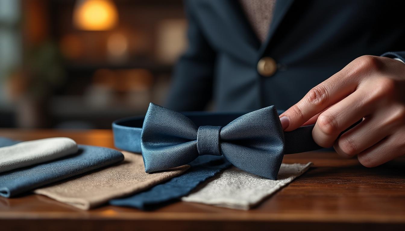 découvrez les tissus idéaux pour porter un nœud papillon ouvert avec élégance. cet article vous guide à travers les différentes options de matériaux, de couleurs et de motifs, pour que vous soyez à la pointe de la mode lors de vos occasions spéciales.