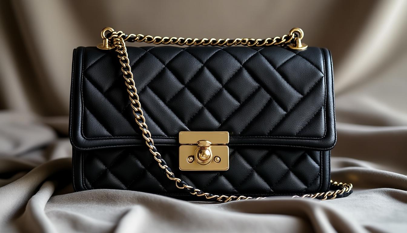 découvrez notre sac noir matelassé, l'accessoire élégant incontournable pour apporter une touche de sophistication et sublimer votre style au quotidien.