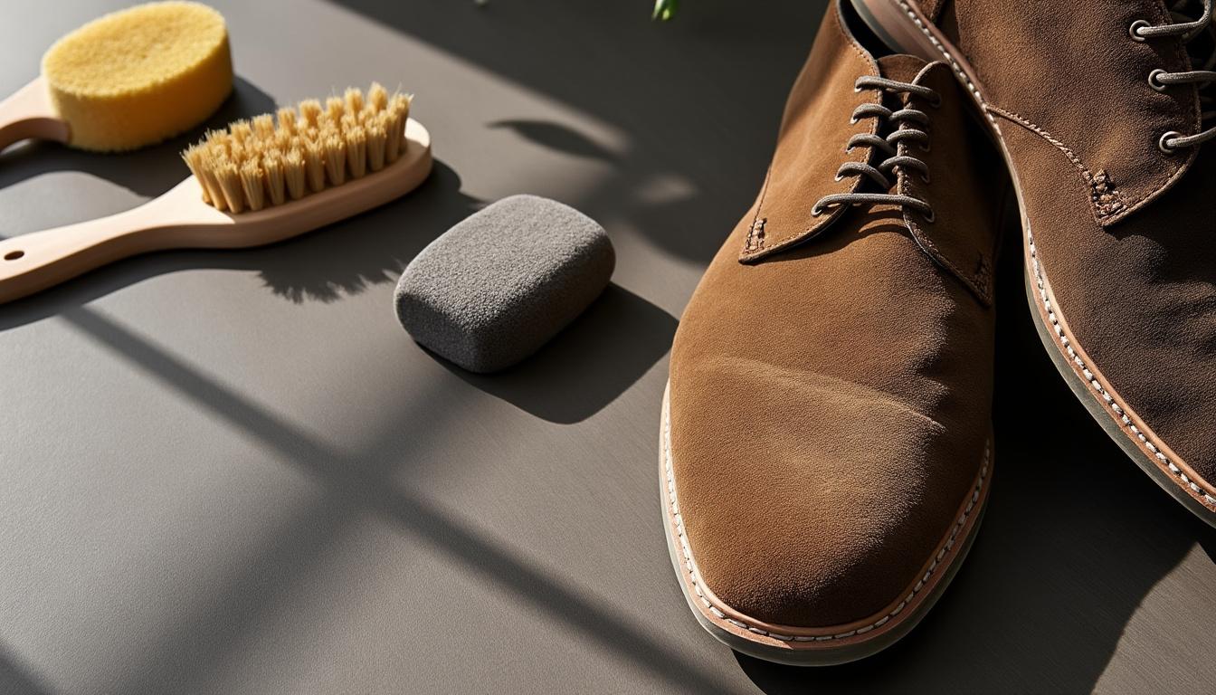 découvrez des astuces efficaces pour raviver la couleur d'une chaussure en daim ternie et lui redonner un éclat neuf facilement.