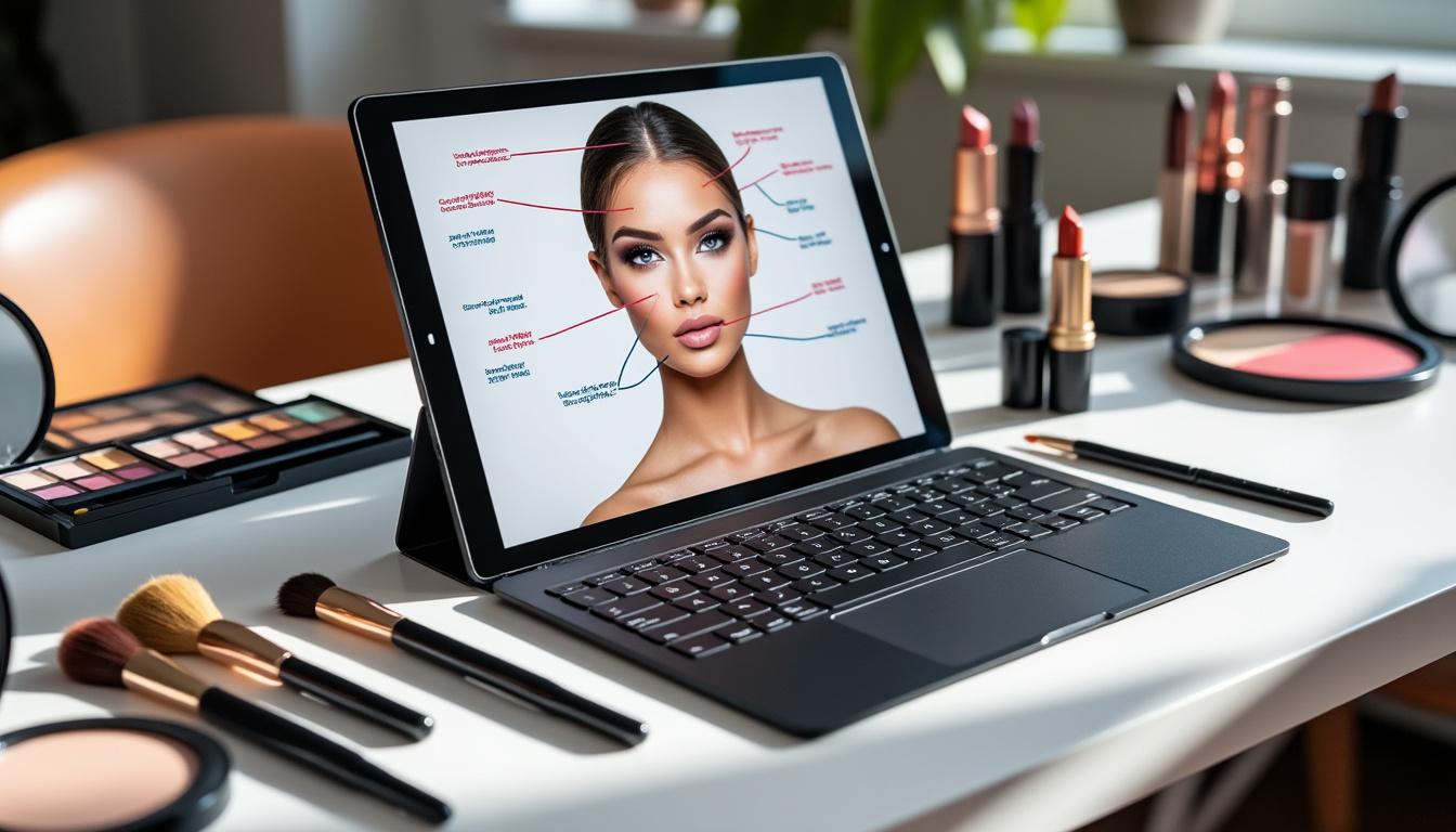 découvrez nos cours de maquillage interactifs avec tablette windows, parfaite pour des démonstrations annotées en temps réel et un apprentissage pratique.