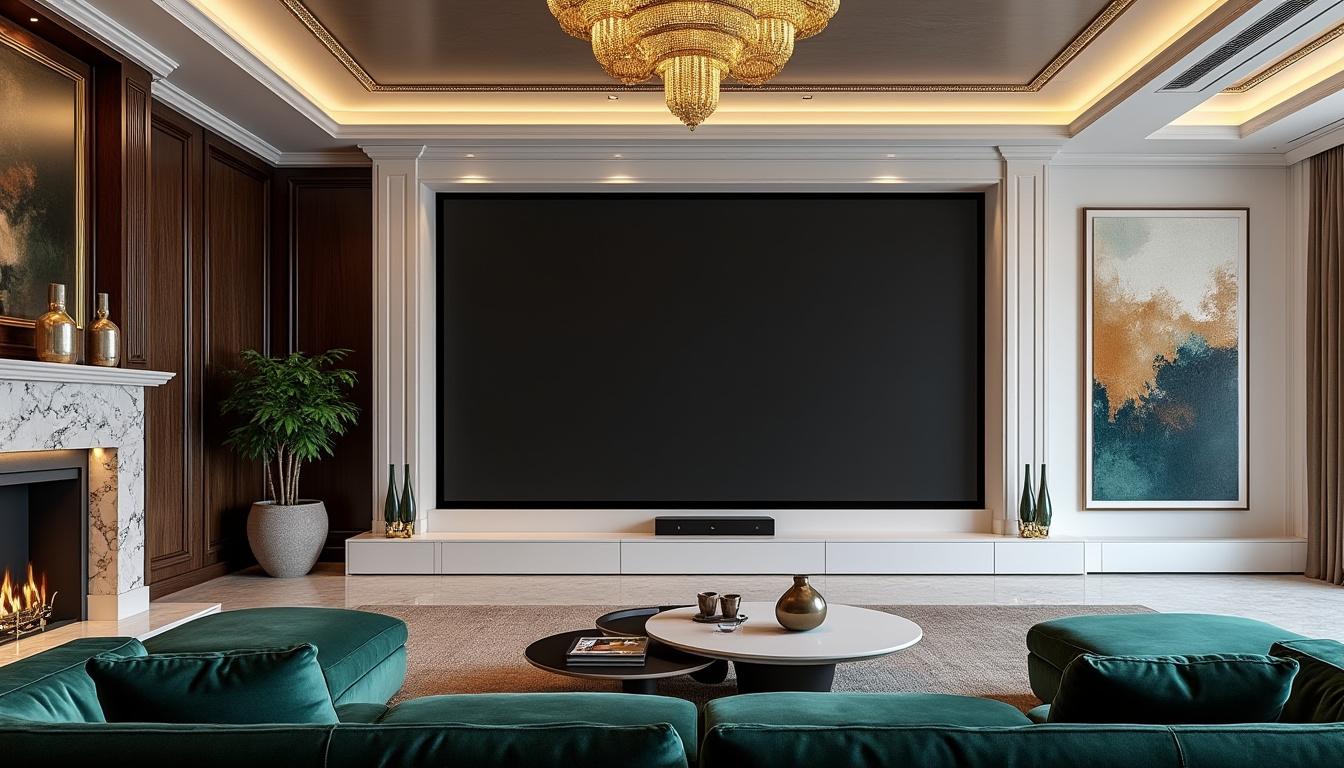 découvrez comment intégrer un écran de projection dans un décor de luxe sans compromettre l'esthétique. idées et astuces pour allier élégance et technologie dans votre intérieur.