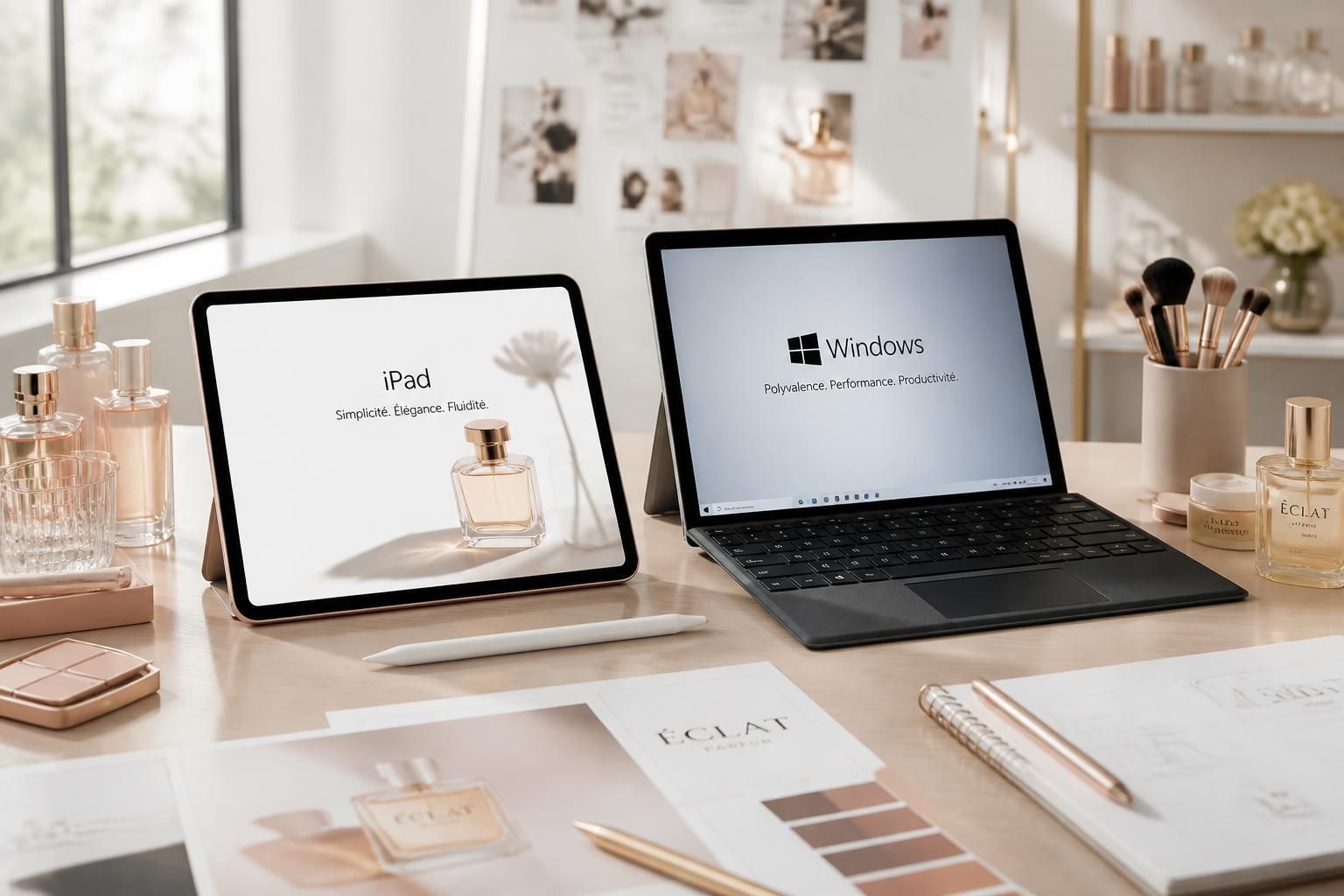 comparez l'ipad et les tablettes windows pour découvrir quel choix est le plus adapté aux professionnels de la beauté. analyse des fonctionnalités, performances et compatibilité pour une marque beauté réussie.
