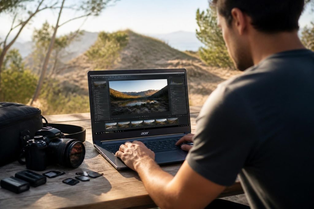 découvrez comment optimiser l'autonomie de votre pc portable acer pour tenir toute une journée de shooting, avec des conseils pratiques sur les réglages à adopter.