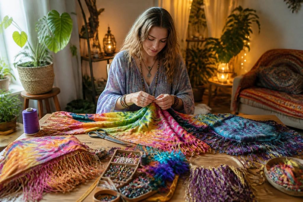 découvrez notre guide pratique pour créer facilement votre costume hippie diy à la maison. des astuces simples et des idées créatives pour un look vintage et original.