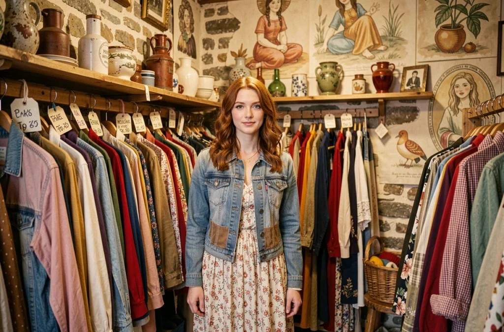 Armel Collection à Lannion, boutique friperie avec créations originales et décorations artisanales